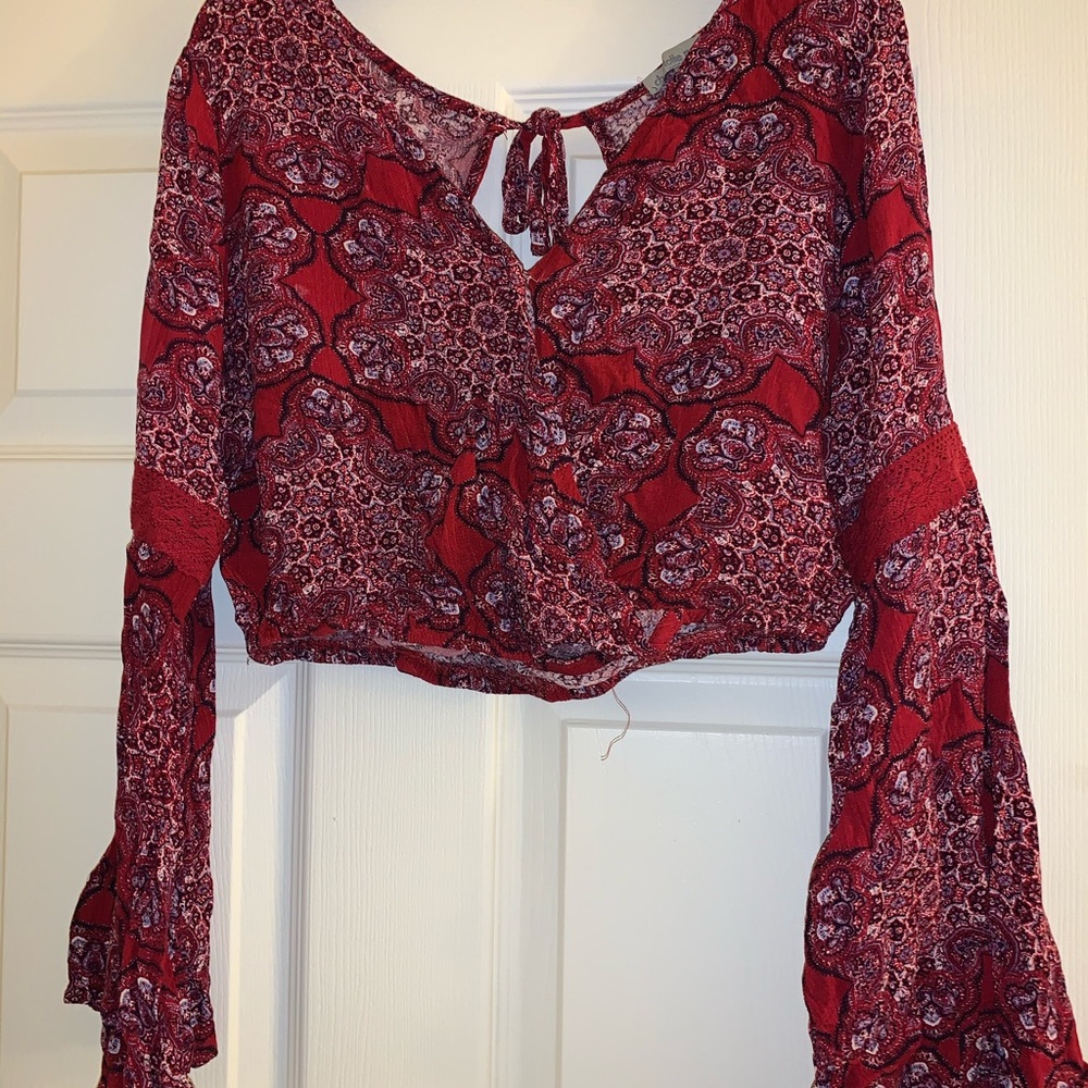 Crop top blouse